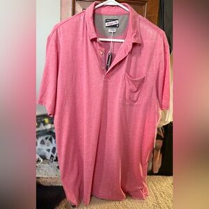 johnnie-O Pink Polo Shirt for Men